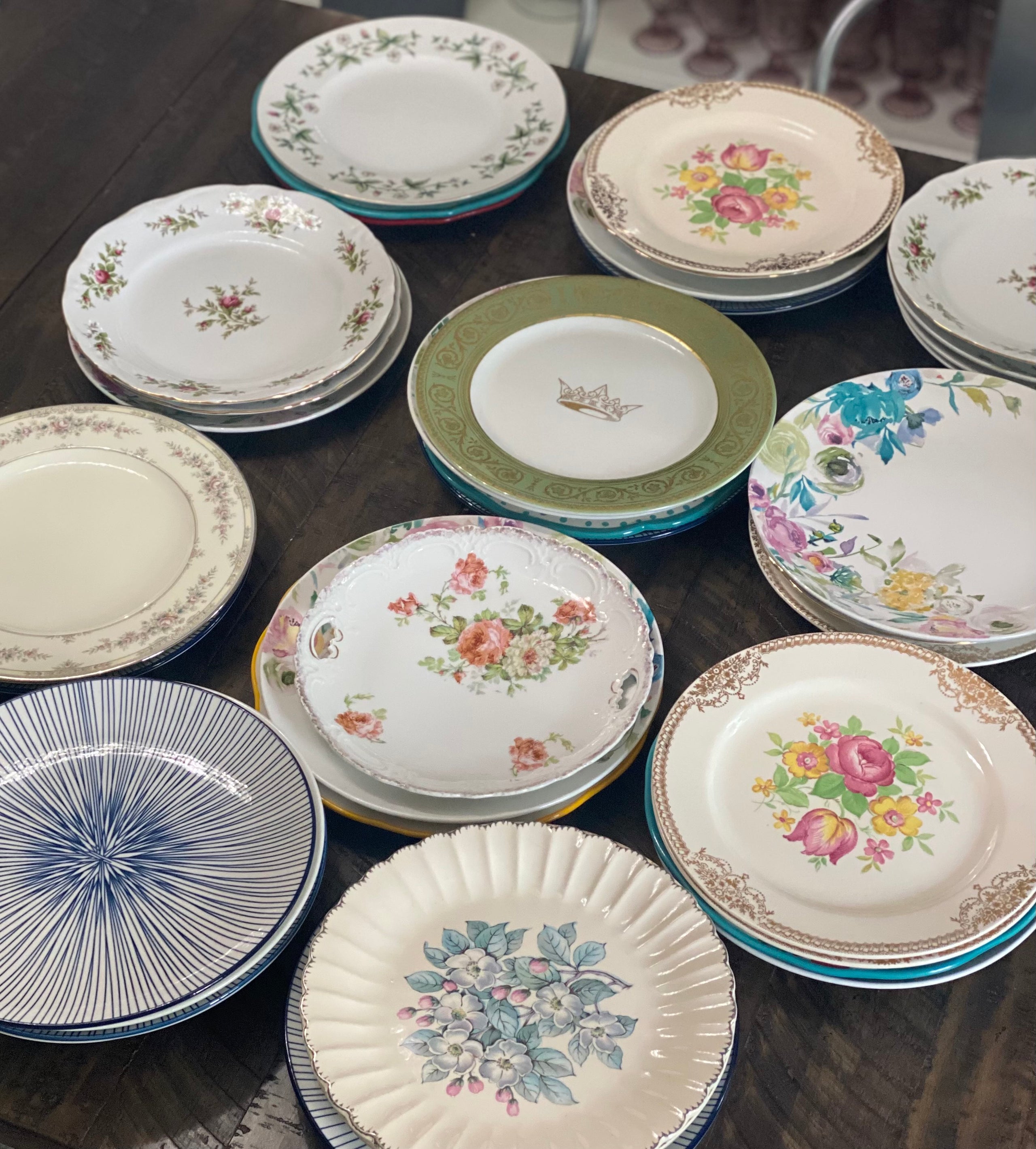 Vintage china plates 2025